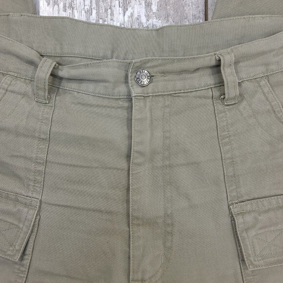 Vintage REI Pants Mens 36 Green Convertible Zip Off Hiking Safari Travel - Picture 6 of 9